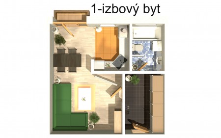 1-izbový byt